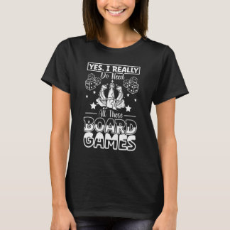 Cool tabletop Game Nights Dice Cheboard T-shirt
