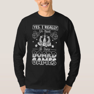Cool tabletop Game Nights Dice Cheboard T-shirt