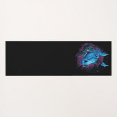 Cool tachtiger stijl paard yogamat (Achterkant (horizontaal))