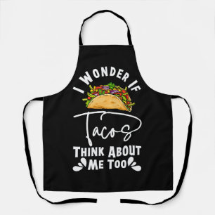 Cool Taco Art voor mannen Tacos Mexican Food Fie Schort