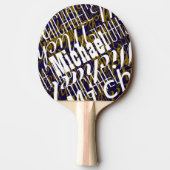 Cool Tafeltennis Racket - Monogram Tafeltennisbatje (Achterkant)