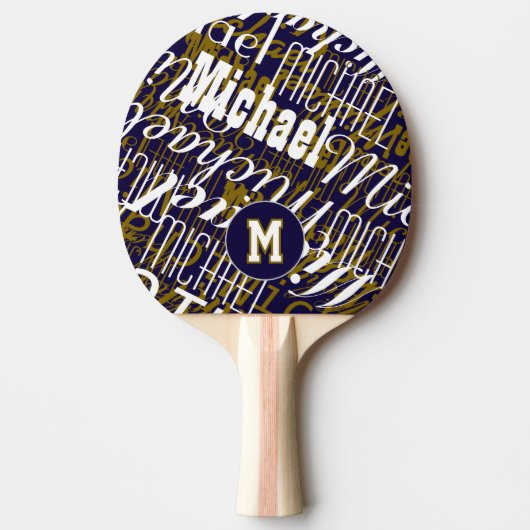 Cool Tafeltennis Racket - Monogram Tafeltennisbatje (Voorkant)