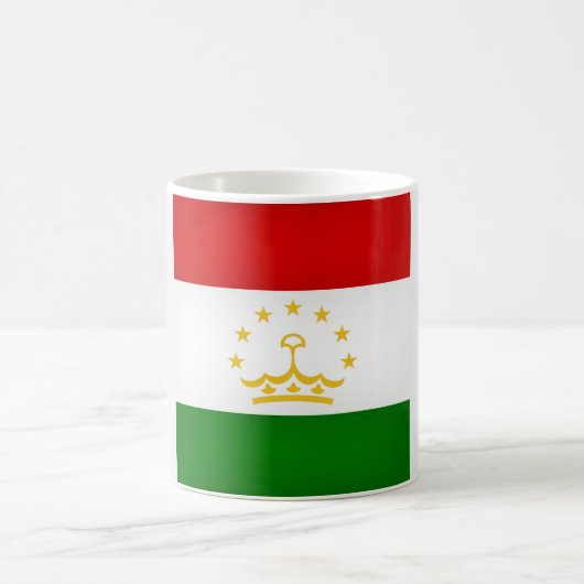 Cool Tajikistan Flag Koffiemok (Center)