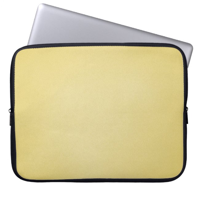 Cool Tan Grainy look Laptop Sleeve (Voorkant)