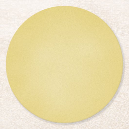 Cool Tan Grainy look Ronde Kartonnen Onderzetter (Voorkant)