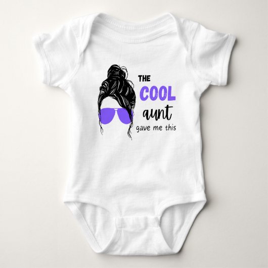 Cool tante gaf me dit Baby bodysuit (Voorkant)
