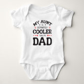 Cool Tante Grappige Familie Romper (Voorkant)
