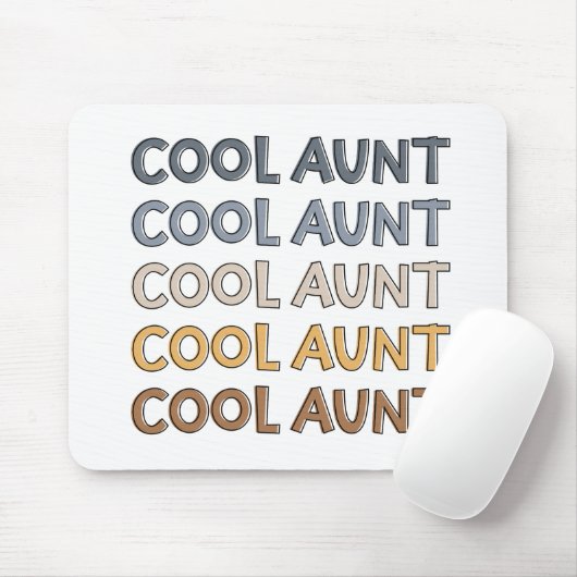 Cool tante Modern Cute Gifts voor tante Muismat (Met muis)