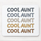 Cool tante Modern Cute Gifts voor tante Muismat (Voorkant)