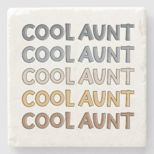 Cool tante Modern Cute Gifts voor tante Stenen Onderzetter