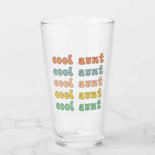 Cool tante Modern Retro Cute Gifts voor tante Glas