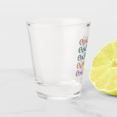 Cool tante Retro Cute Gifts voor tante Shot Glas (Links)