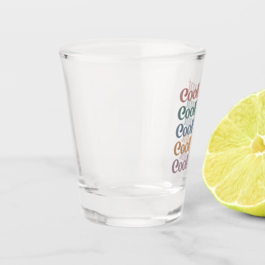 Cool tante Retro Cute Gifts voor tante Shot Glas (Links)