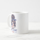 Cool Tante stemt rommelig haar Lady Election Koffiemok (Voorkant links)