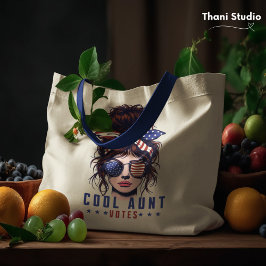 Cool Tante stemt  rommelig haar Lady Election Tote Bag