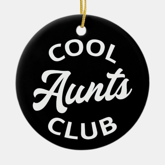 Cool Tants Club I Keramisch Ornament (Voorkant)