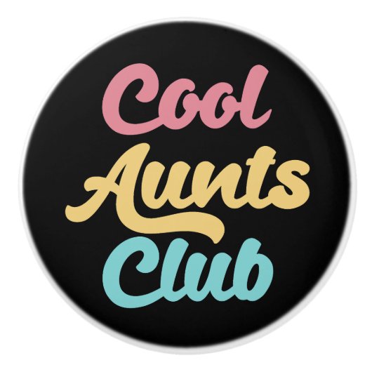 Cool Tants Club II Keramische Knop (Voorkant)