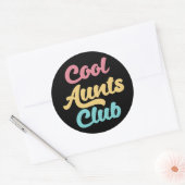 Cool Tants Club II Ronde Sticker (Envelop)