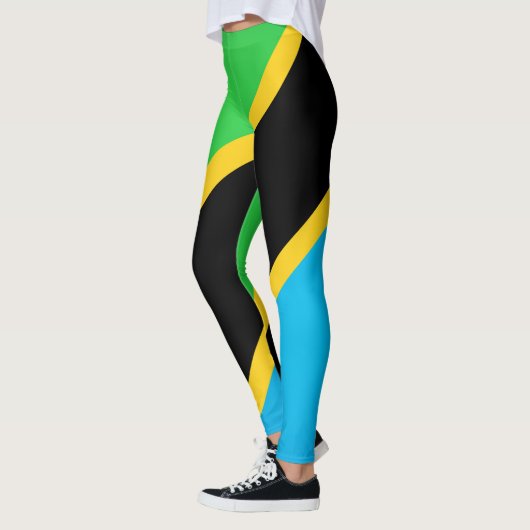 Cool Tanzania Flag Mode Leggings (Links)