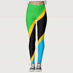 Cool Tanzania Flag Mode Leggings