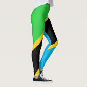 Cool Tanzania Flag Mode Leggings (Rechts)