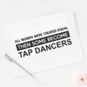 Cool Tap Dancing design Rechthoekige Sticker (Envelop)