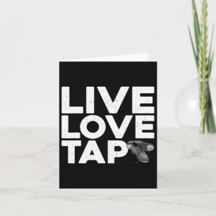 Cool Tap Dancing Design voor Mannen Vrouwen Kinder Kaart