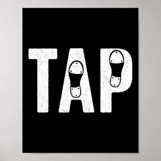 Cool Tap Dancing Voor Mannen Vrouwen Tap Dancer Sc Poster (Voorkant)