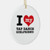 Cool Tap-dansdansen design Keramisch Ornament (Rechts)