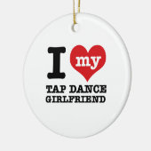 Cool Tap-dansdansen design Keramisch Ornament (Links)