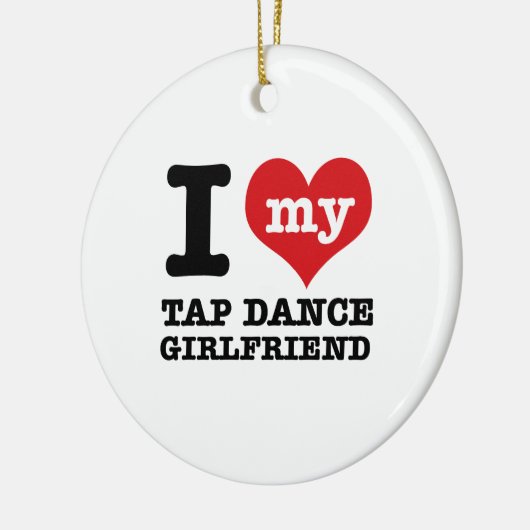 Cool Tap-dansdansen design Keramisch Ornament (Links)