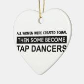 Cool Tap Dansend design Keramisch Ornament (Links)