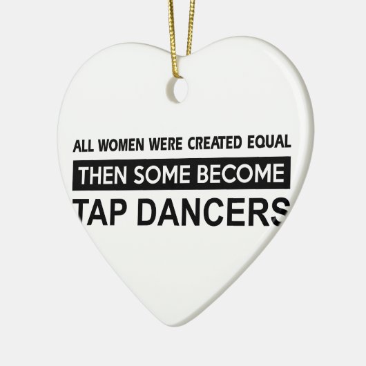 Cool Tap Dansend design Keramisch Ornament (Links)