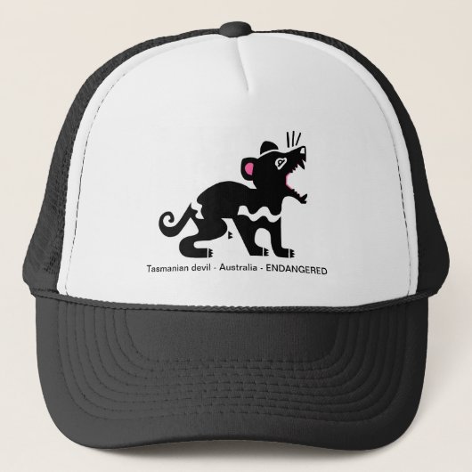 Cool Tasmaanse duivel - Dierenactivist - Bedreigd Trucker Pet (Voorkant)