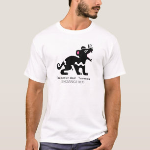 Cool Tasmanian devil- Bedreigde dier grafiek- T-shirt