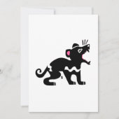 Cool Tasmanian DEVIL - Bedreigde dieren grafiek Feestdagenkaart (Voorkant)