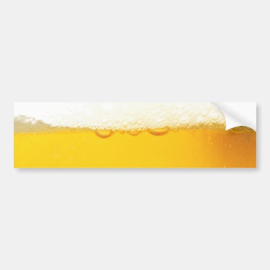 Cool Tasty Beer Bumpersticker (Voorkant)