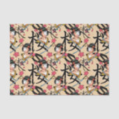 Cool tattoo lovers betegeld tissuepapier (Voorkant)