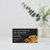 Cool Taxi Light-Visitekaartjes Visitekaartje (Staand voorkant)