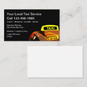 Cool Taxi Light-Visitekaartjes Visitekaartje (Voorkant / Achterkant)