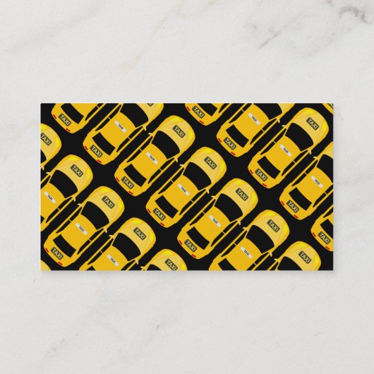 Cool Taxi Service Business-cards Visitekaartje (Achterkant)