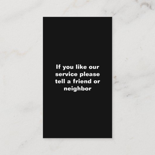 Cool Taxi Transportation Design Visitekaartje (Achterkant)