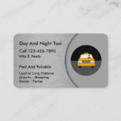 Cool Taxi-Visitekaartjes Visitekaartje (Voorkant)