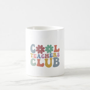 Cool Teacher Club Retro Groovy Terug naar school Koffiemok