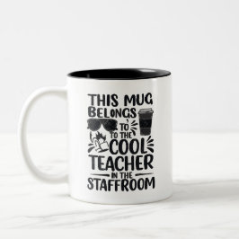 Cool Teacher Staffroom Mug Tweekleurige Koffiemok