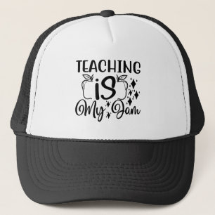 Cool Teaching jam word kunst Trucker Pet