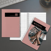 Cool Team Afbeelding Hair Stylist Logo Motto Notitieboek