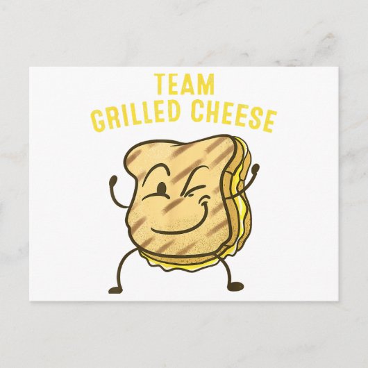Cool Team Gegrilde Kaas Cadeau Grappige Squad Gero Briefkaart (Voorkant)