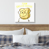 Cool Team Gegrilde Kaas Cadeau Grappige Squad Gero Canvas Afdruk (Insitu (Slaapkamer))