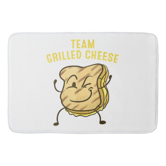 Cool Team Gegrilde Kaas Gift Grappig Squad Toasted Badmat (Voorkant)